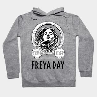 Medieval Norse Mythology Goddess Keep Calm And Praise Freyja Hoodie